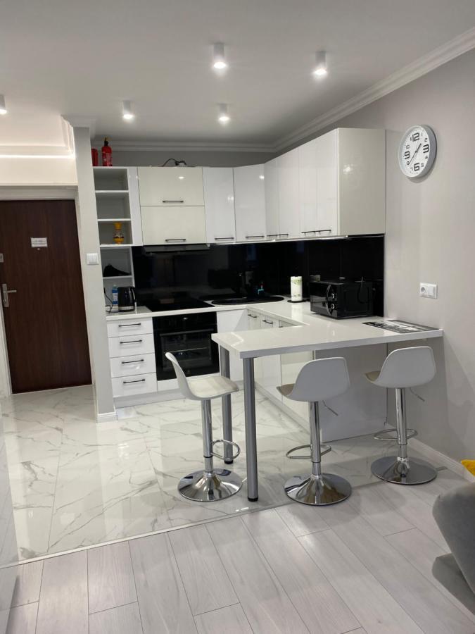 Elegancki Apartament W Sercu Warszawy Varsó Kültér fotó